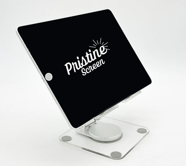 Pristine Screen Rotating Acrylic Tablet Stand